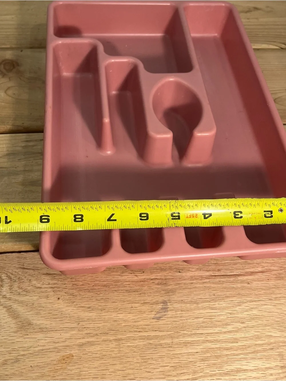 Vintage Rubbermaid Silverware Flatware Utensil Holder Tray 2921 Pink Mauve